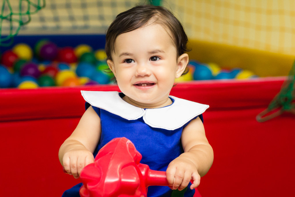Catarina 1 anos  - Aniversário infantil Branca de neve - foto de criança - Niterói
