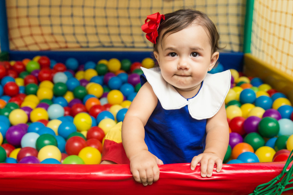 Catarina 1 anos  - Aniversário infantil Branca de neve - foto de criança - Niterói