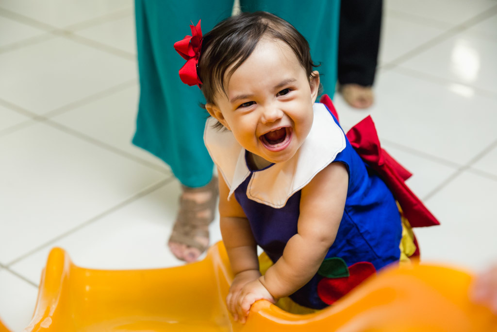 Catarina 1 anos  - Aniversário infantil Branca de neve - foto de criança - Niterói