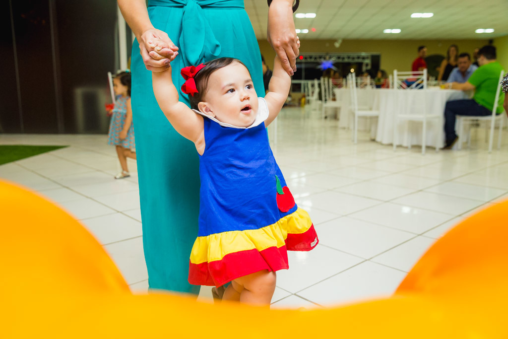 Catarina 1 anos  - Aniversário infantil Branca de neve - foto de criança - Niterói