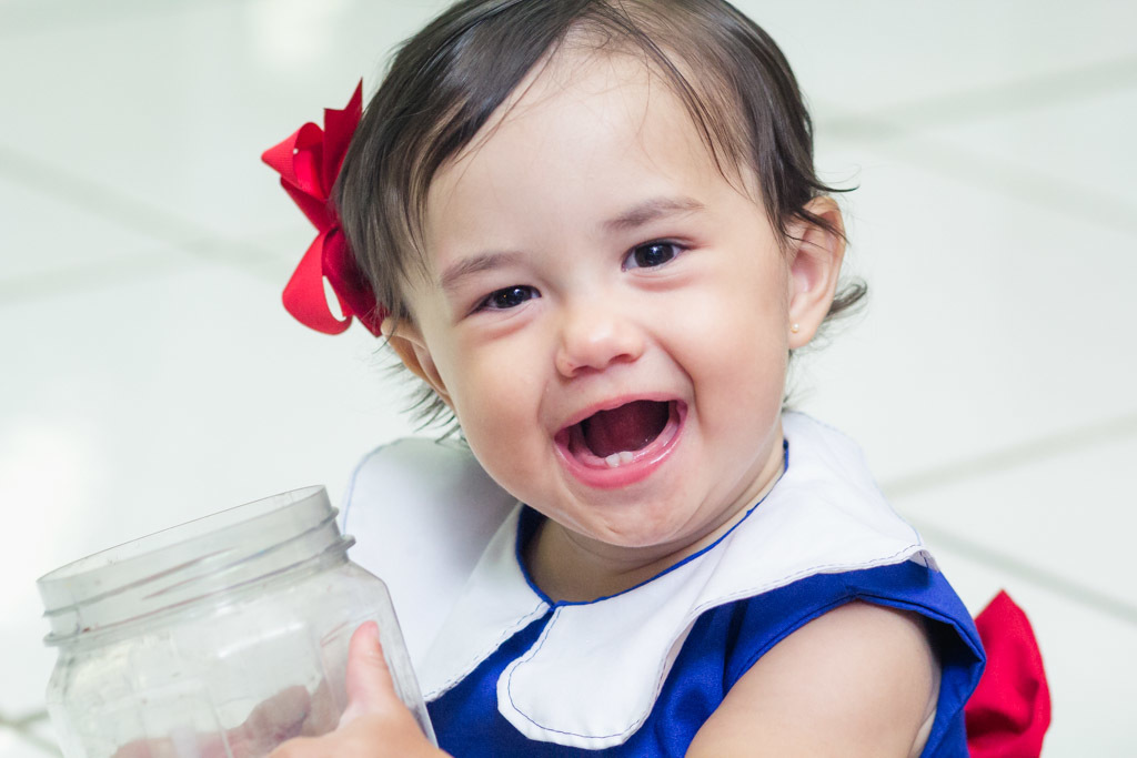 Catarina 1 anos  - Aniversário infantil Branca de neve - foto de criança - Niterói