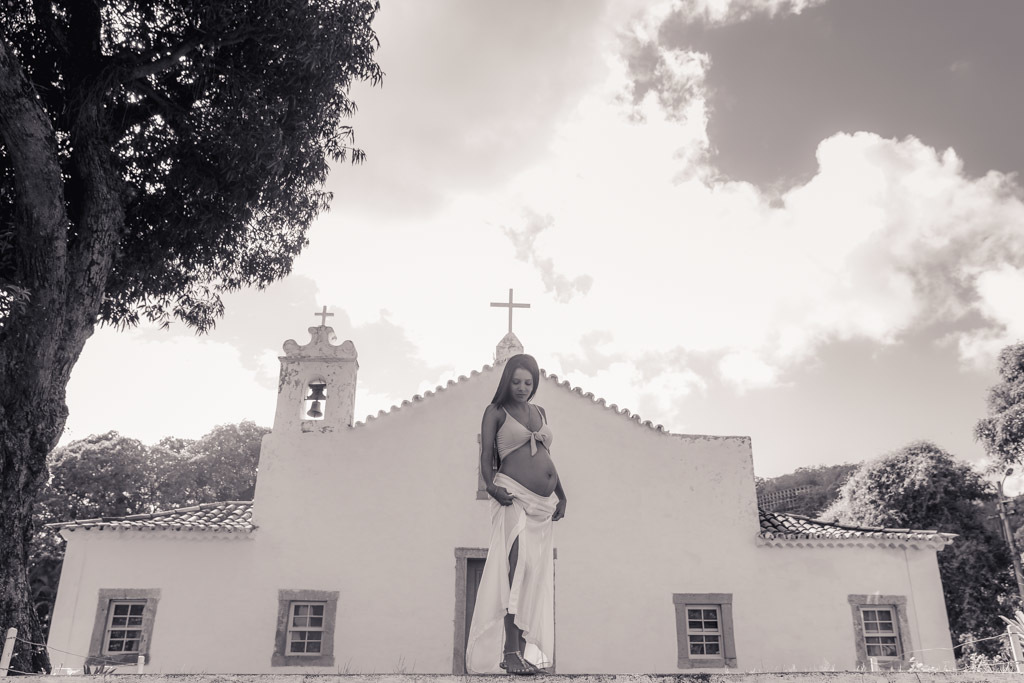 À espera de Malu - Igrejinha de São Francisco - Niteroi / RJ - ensaio fotografico gestante - ensaio gravida - fotografia de familia niteroi 