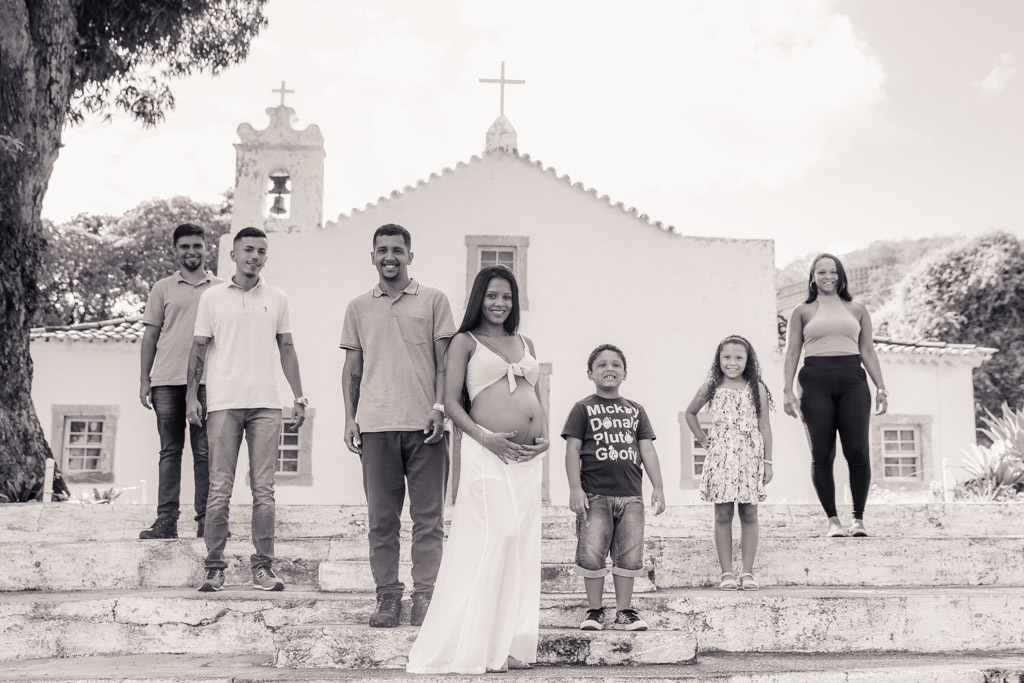 À espera de Malu - Igrejinha de São Francisco - Niteroi / RJ - ensaio fotografico gestante - ensaio gravida - fotografia de familia niteroi 