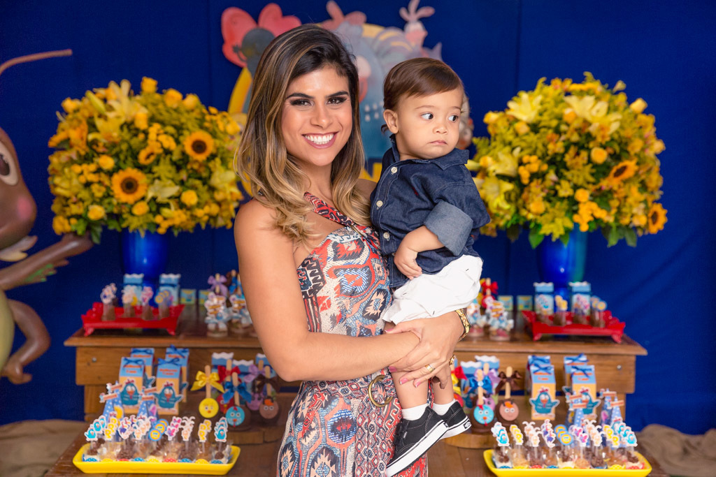 Aniversário 1 aninho do Gui - Tema galinha Pintadinha - Niterói / RJ - Folia Kids