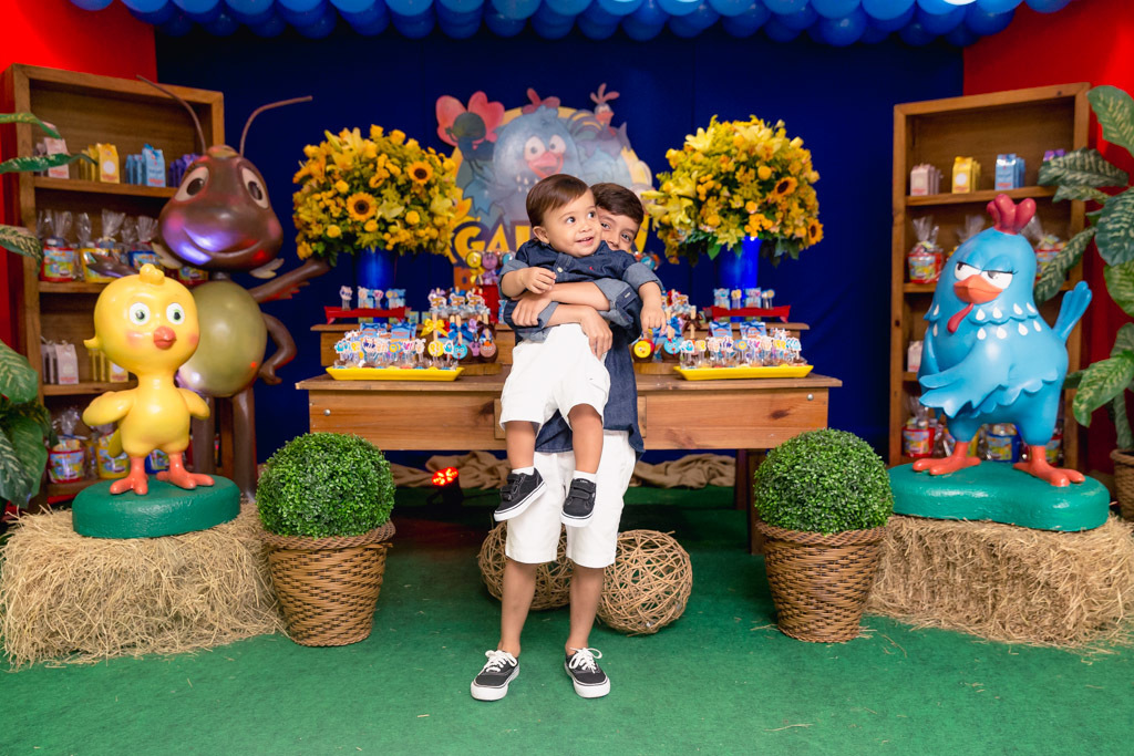 Aniversário 1 aninho do Gui - Tema galinha Pintadinha - Niterói / RJ - Folia Kids