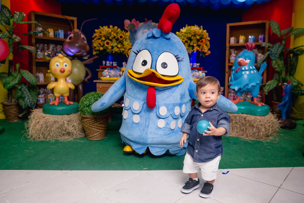 Aniversário 1 aninho do Gui - Tema galinha Pintadinha - Niterói / RJ - Folia Kids - Lia freitas