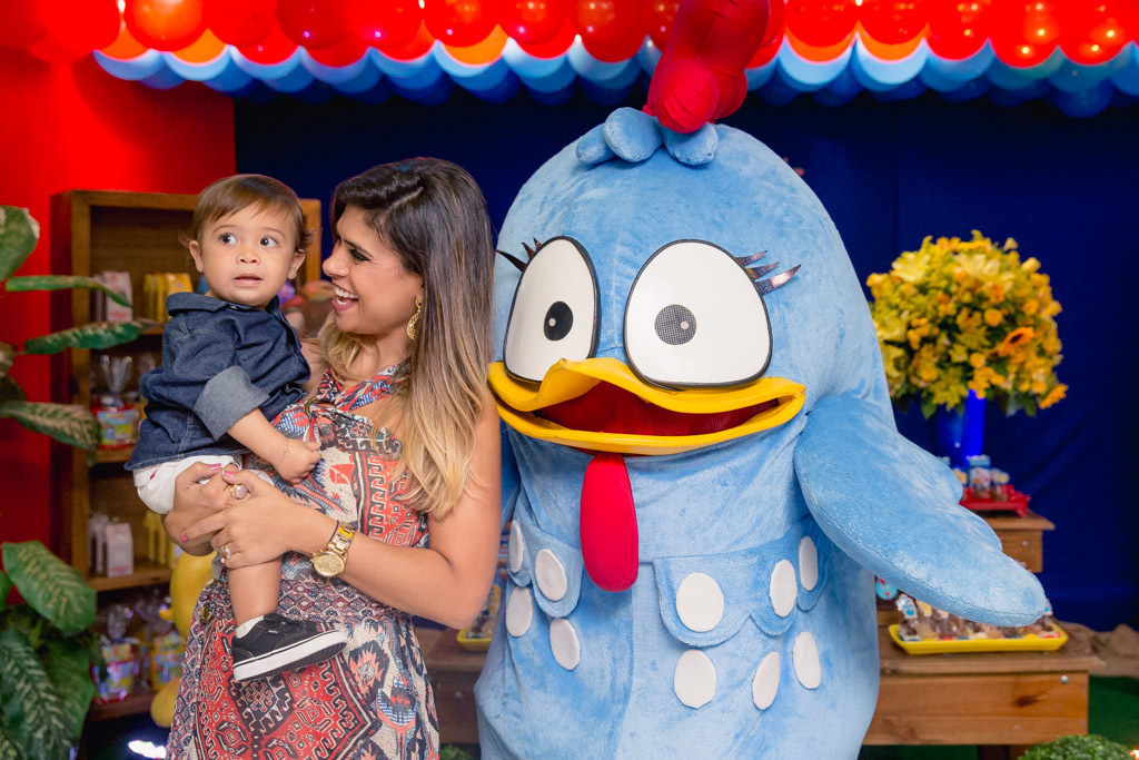 Aniversário 1 aninho do Gui - Tema galinha Pintadinha - Niterói / RJ - Folia Kids - Lia freitas