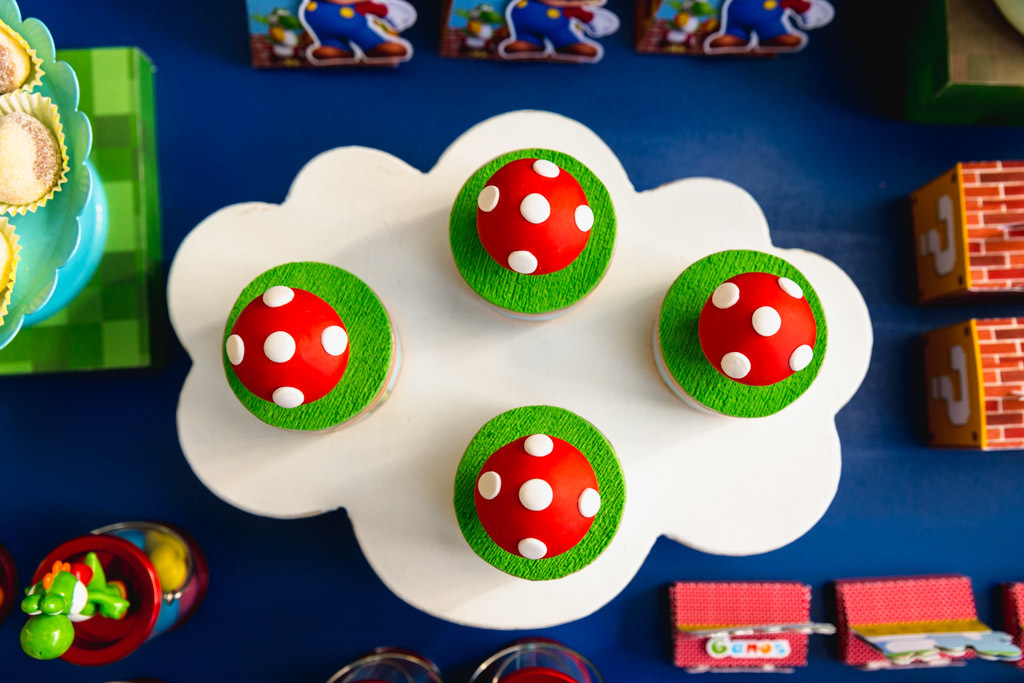 Aniversário Infantil - Matheus 6 anos - tema mario bros - super mario - decoração festa infantil - penísula barra