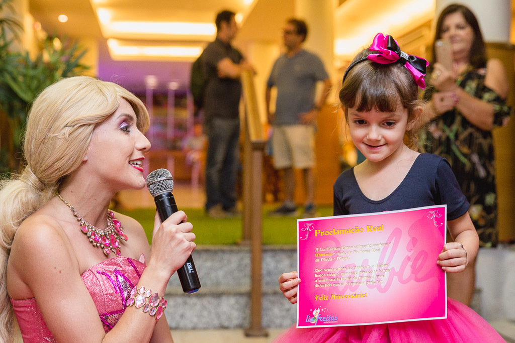 Aniversário infantil Mariana - festa da barbie - espoleta buffet infantil - 5 anos - aniversário de menina