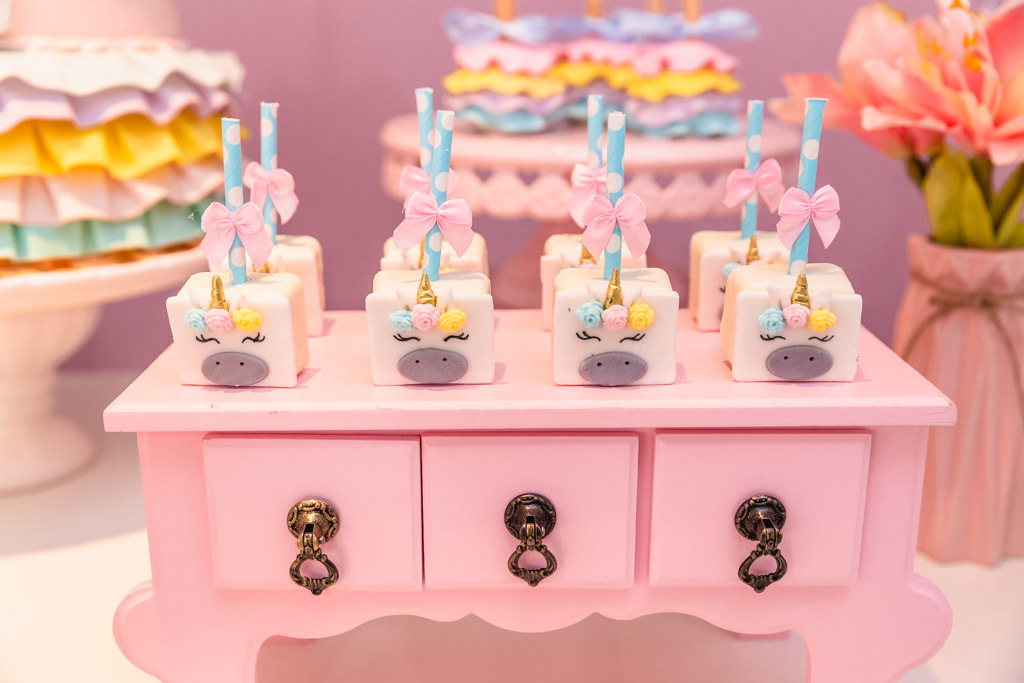 Aniversário infantil - Judith 1 ano - tema unicórnio - festa menina - Hora Feliz Casa de Festas - niteroi/rj