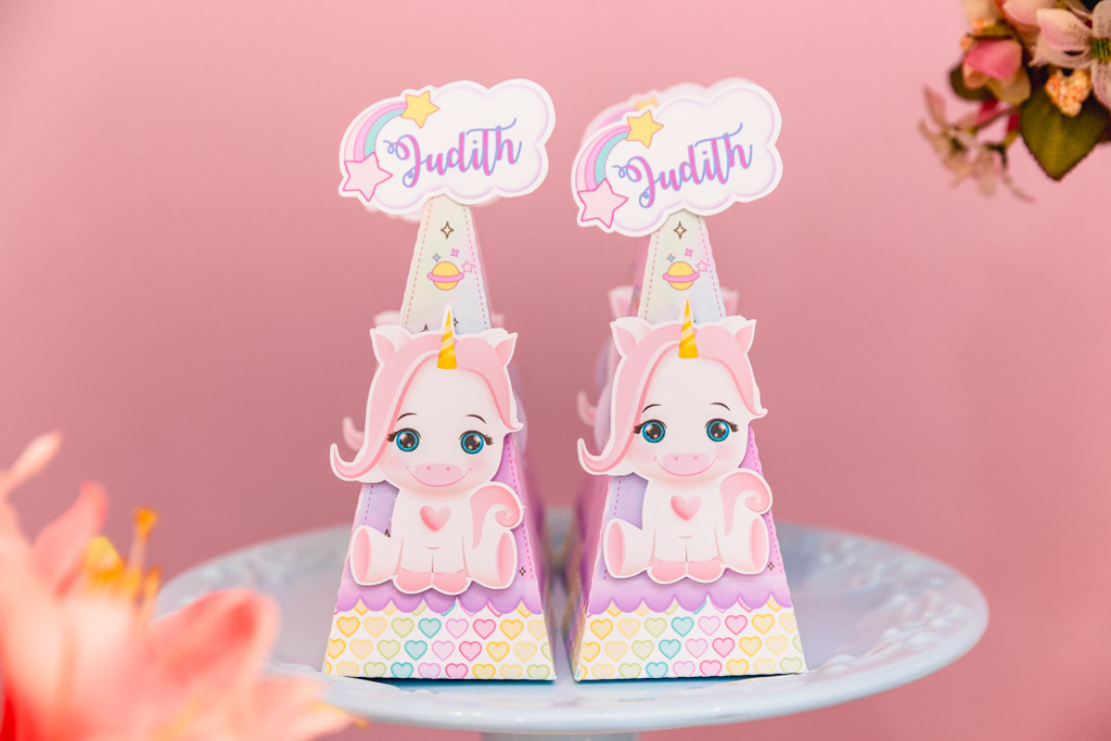 Aniversário infantil - Judith 1 ano - tema unicórnio - festa menina - Hora Feliz Casa de Festas - niteroi/rj