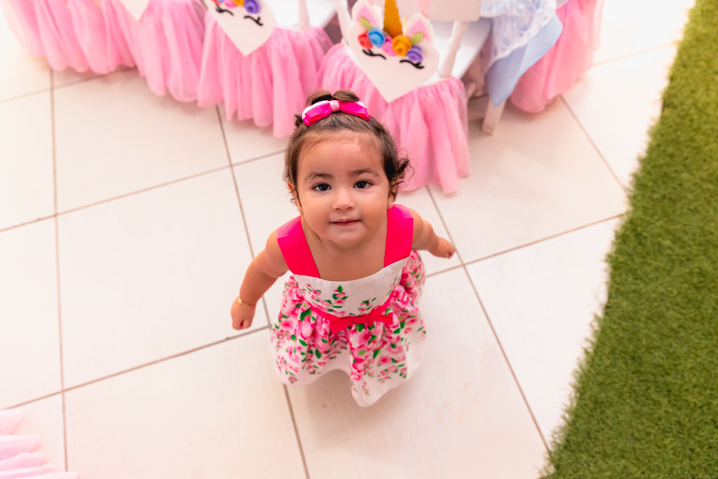 Aniversário infantil - Judith 1 ano - tema unicórnio - festa menina - Hora Feliz Casa de Festas - niteroi/rj