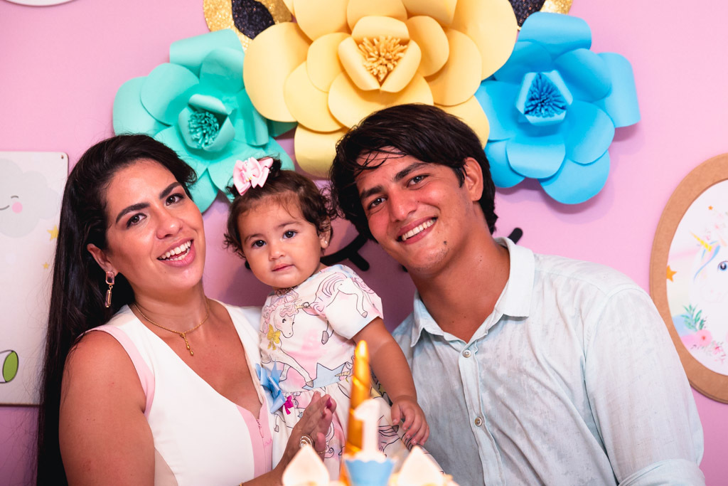 Aniversário infantil - Judith 1 ano - tema unicórnio - festa menina - Hora Feliz Casa de Festas - niteroi/rj