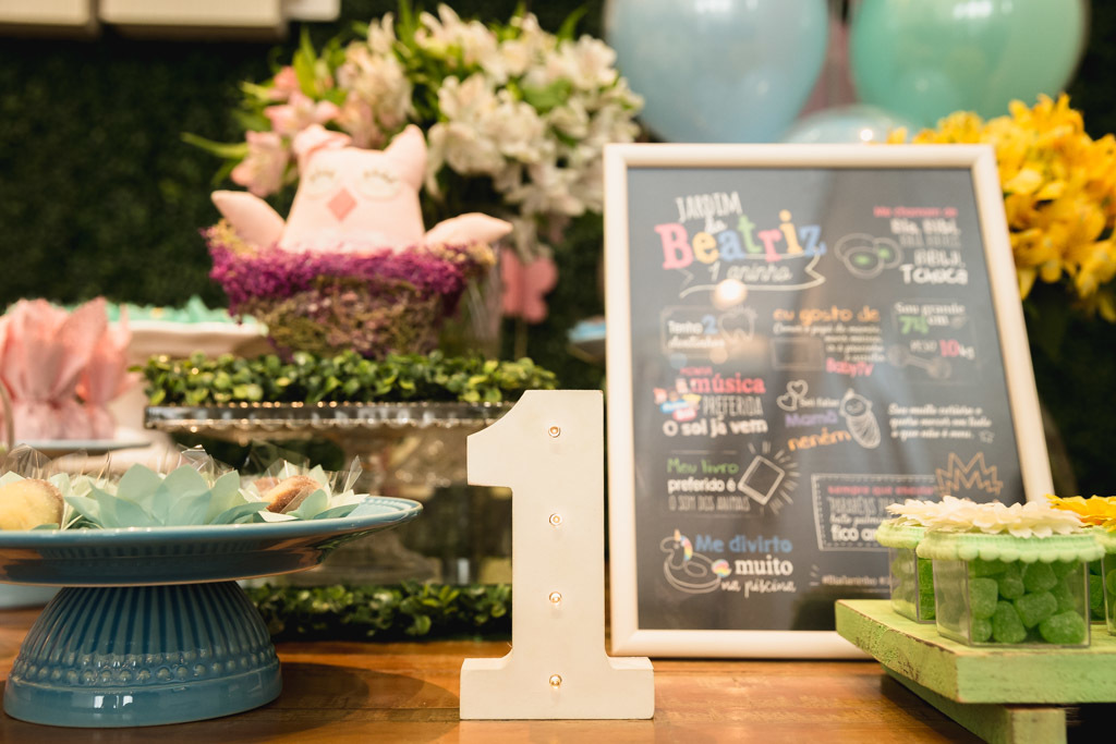 Bibi 1 ano - jardim da bibi - Quintal Festas - Botafogo - Festa infantil / RJ