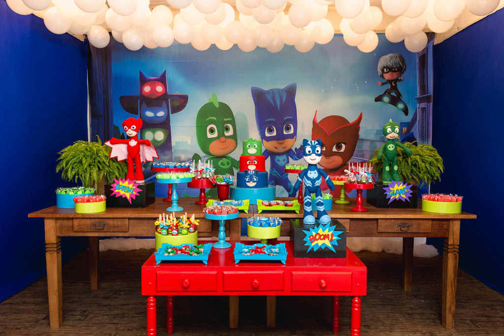 Hugo 4 anos - aniversário infantil -tem PJ Masks - Happy day - Niterói / RJ