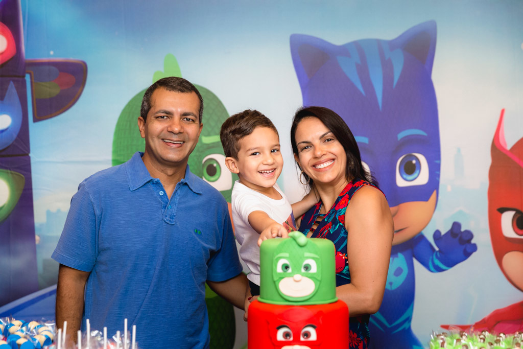 Hugo 4 anos - aniversário infantil -tem PJ Masks - Happy day - Niterói / RJ