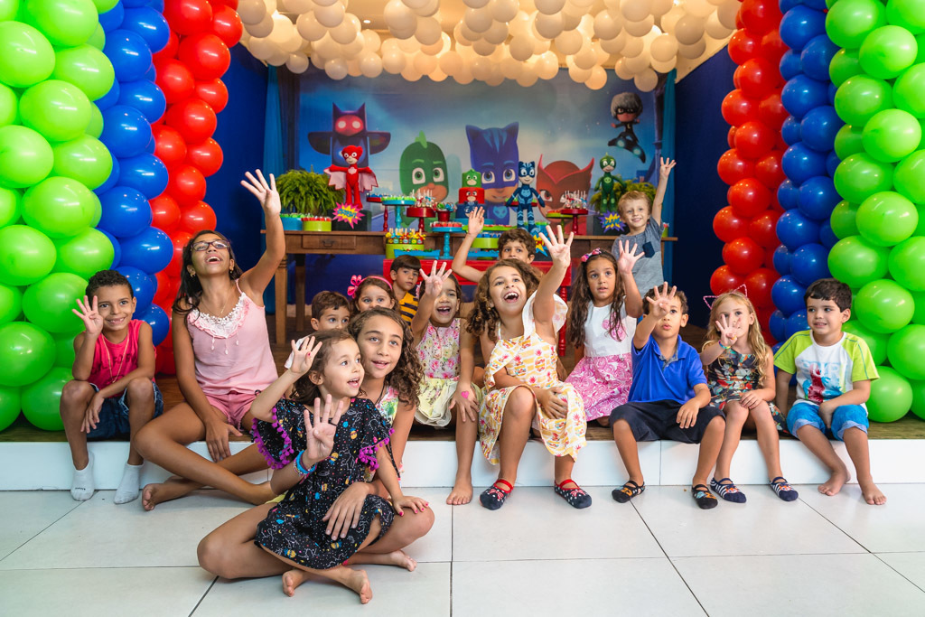 Hugo 4 anos - aniversário infantil -tem PJ Masks - Happy day - Niterói / RJ