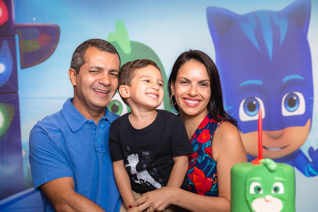 Hugo 4 anos - aniversário infantil -tem PJ Masks - Happy day - Niterói / RJ