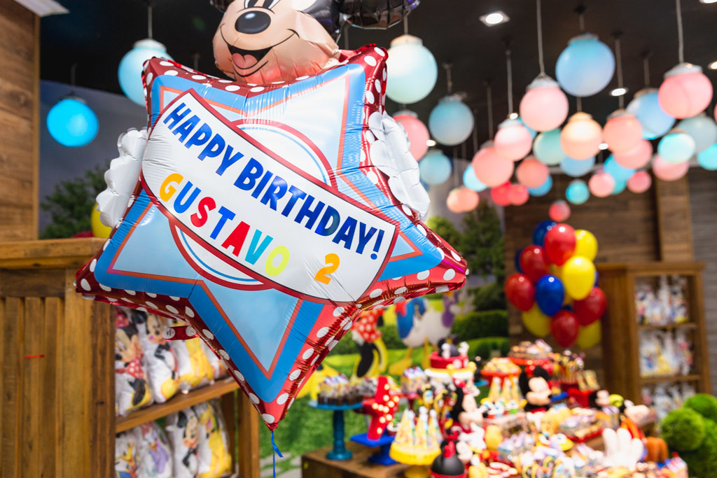 Aniversário Guga 2 anos - Tema Mickey Mouse - Tik Tak Casa de Festas - Botafogo - RJ