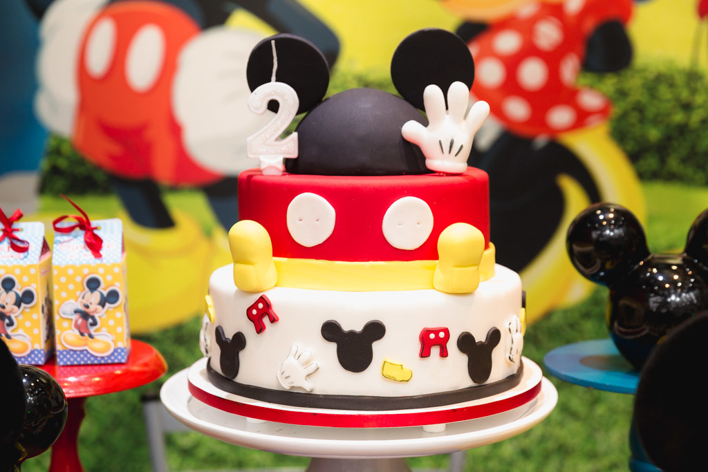 Aniversário Guga 2 anos - Tema Mickey Mouse - Tik Tak Casa de Festas - Botafogo - RJ