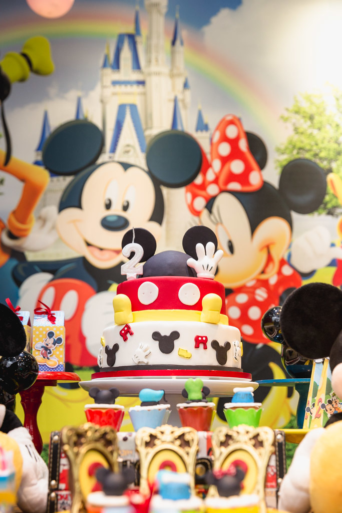 Aniversário Guga 2 anos - Tema Mickey Mouse - Tik Tak Casa de Festas - Botafogo - RJ