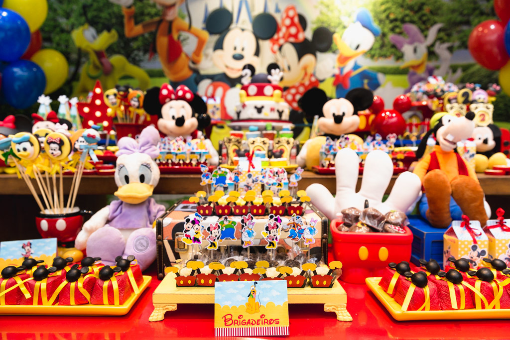 Aniversário Guga 2 anos - Tema Mickey Mouse - Tik Tak Casa de Festas - Botafogo - RJ