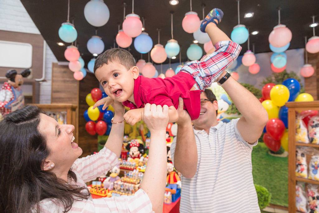 Aniversário Guga 2 anos - Tema Mickey Mouse - Tik Tak Casa de Festas - Botafogo - RJ