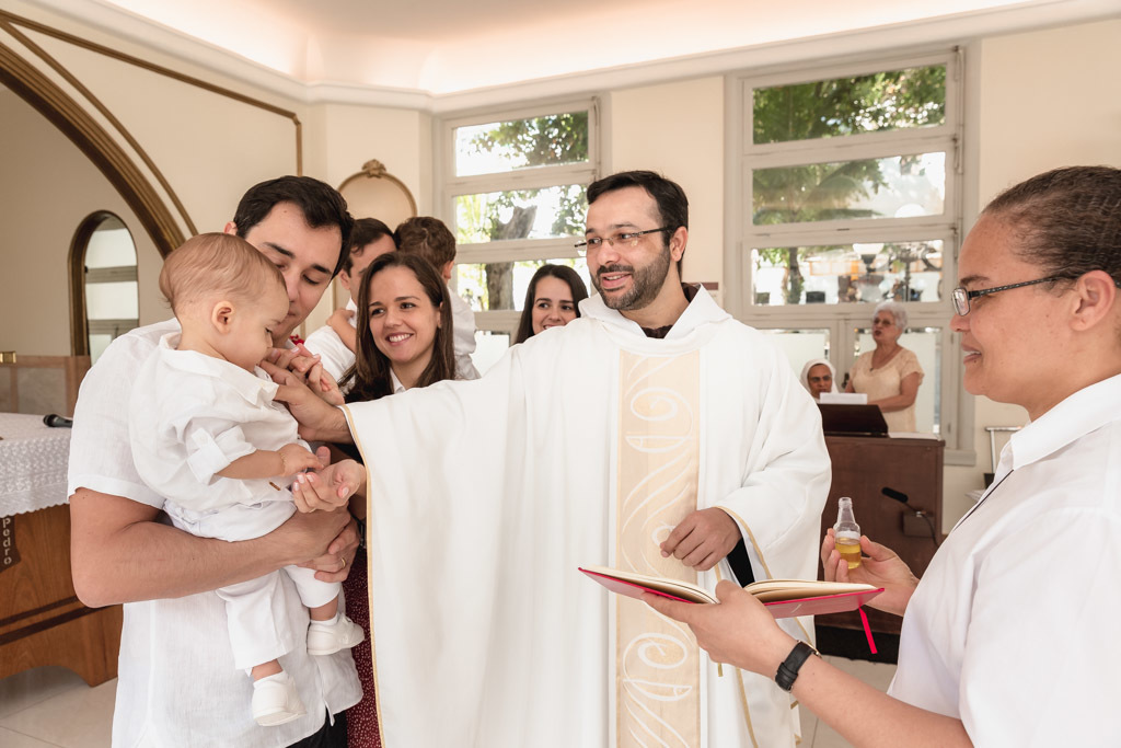 Batizado Pedro - Hospital São Francisco da Providência de Deus -Batizado Tijuca - Igreja Tijuca