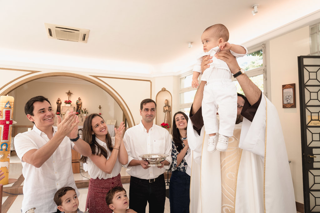 Batizado Pedro - Hospital São Francisco da Providência de Deus -Batizado Tijuca - Igreja Tijuca