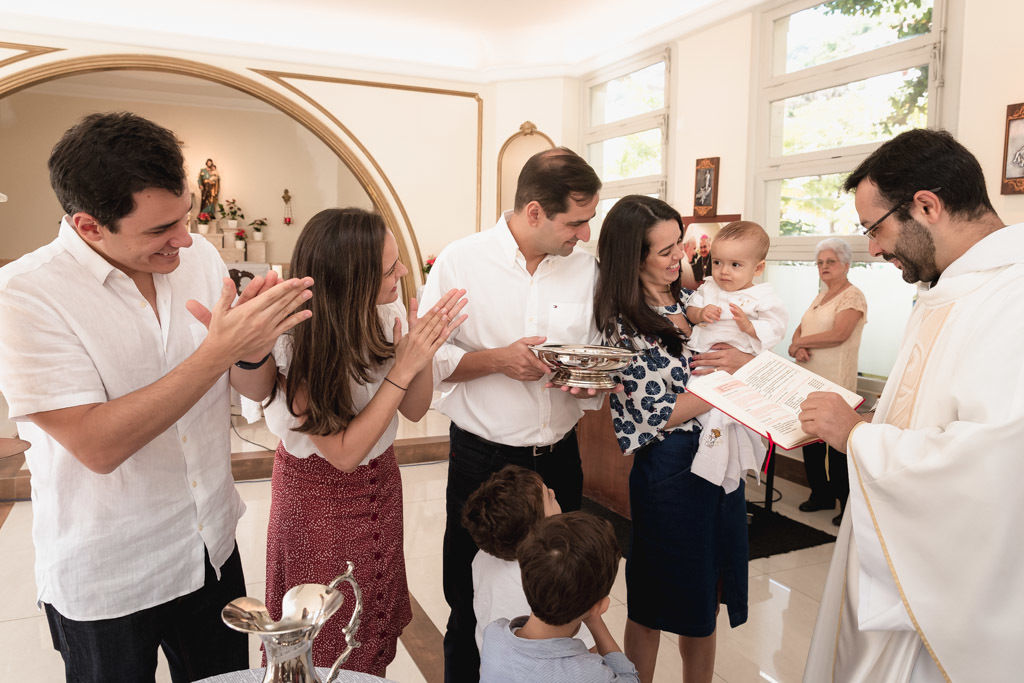 Batizado Pedro - Hospital São Francisco da Providência de Deus -Batizado Tijuca - Igreja Tijuca