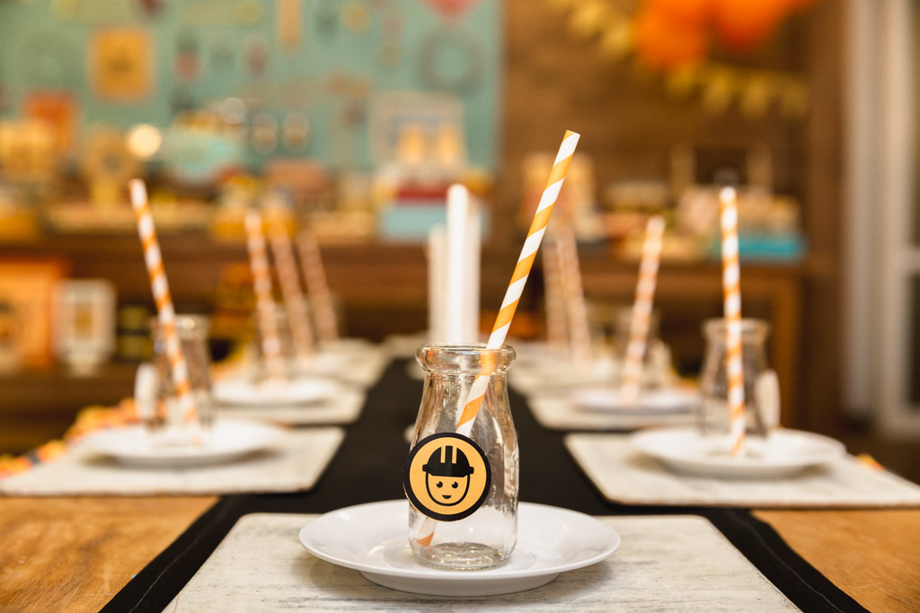 Aniversario 4 anos - Caio - Tema obras - casa de festas niteroi - Quintal de Contos