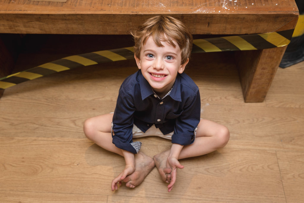 Aniversario 4 anos - Caio - Tema obras - casa de festas niteroi - Quintal de Contos