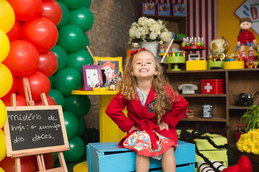 Bebela 4 anos - DPA - detetives do predio azul - aniversario infantil - happy day 