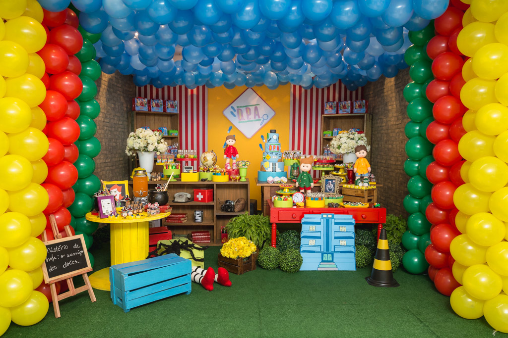 Bebela 4 anos - DPA - detetives do predio azul - aniversario infantil - happy day 