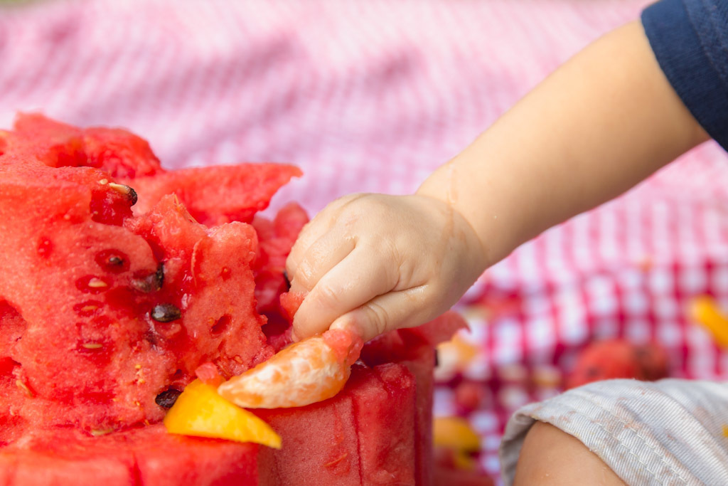 Gabriel e Pedro - ensaio de 1 ano - ensaio smash the fruit - ensaio fotografico de familia - Primos e Irmãos