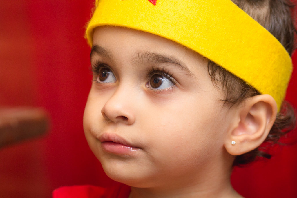 Laura 3 anos - Mulher Maravilha - Festa Infantil - Espaço Quebra Nozes - Copacabana