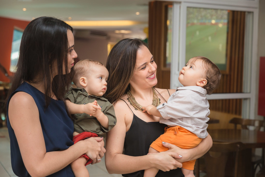 Aniversario infantil - Pedro e Gabriel 1 ano - Temas snoopy - Festa & Cia - Nitreói /RJ