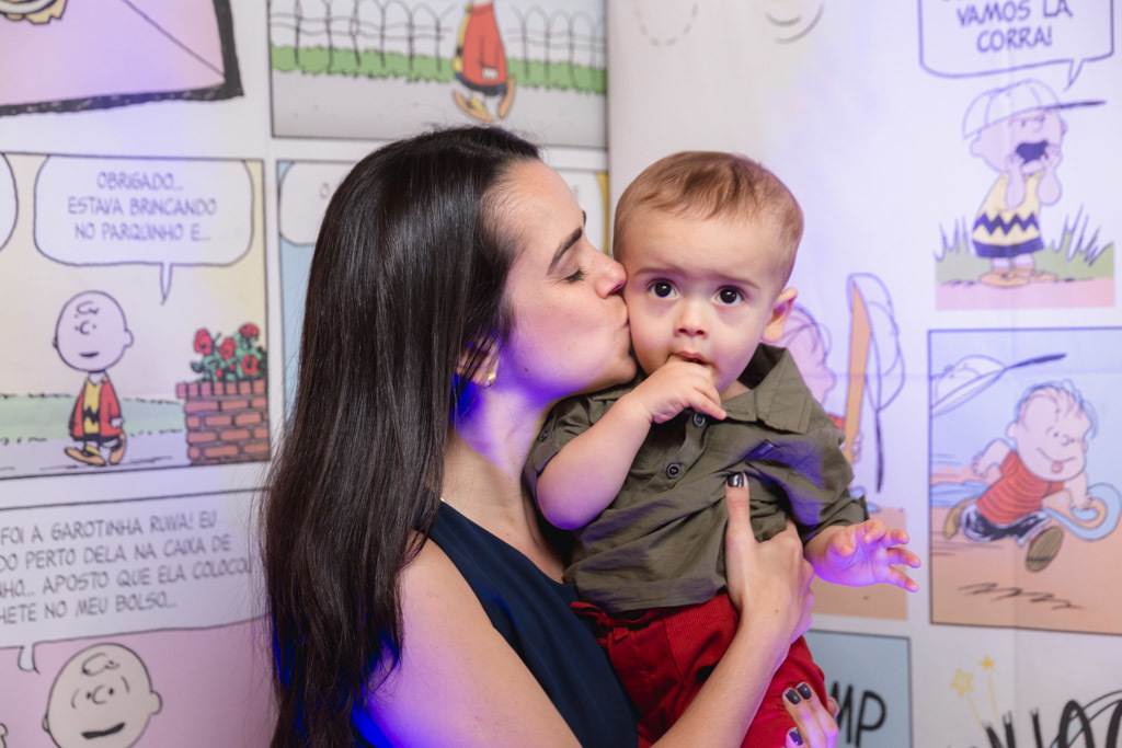 Aniversario infantil - Pedro e Gabriel 1 ano - Temas snoopy - Festa & Cia - Nitreói /RJ
