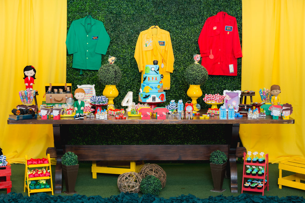 Miguel 4 anos - Aniversário infantil - Catavento Festas - Piratininga Niterói - Tema DPA - D.P.A