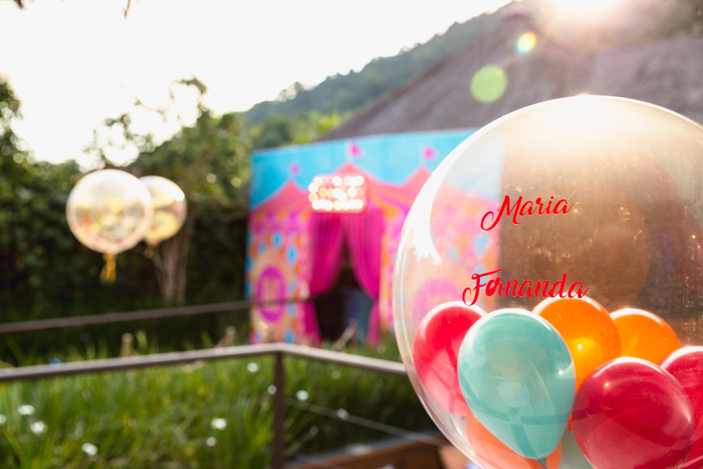 Aniversário infantil Maria Fernanda - 1 ano - Casa de Festas Lajedo - Vargem Pequena - Tema Circo Menina