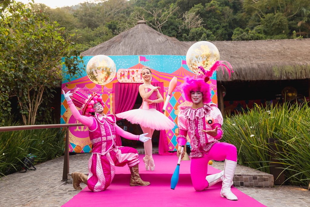 Aniversário infantil Maria Fernanda - 1 ano - Casa de Festas Lajedo - Vargem Pequena - Tema Circo Menina