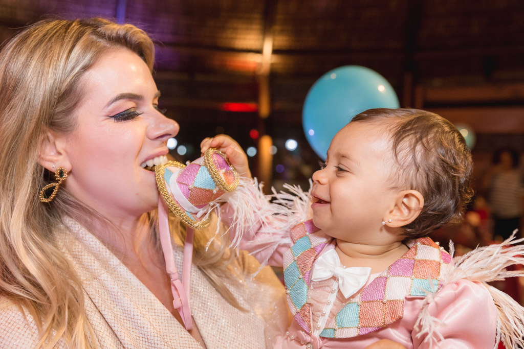 Aniversário infantil Maria Fernanda - 1 ano - Casa de Festas Lajedo - Vargem Pequena - Tema Circo Menina