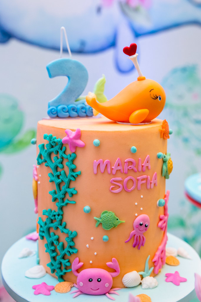 aniversário infantil soso 2 anos - decoração festa infantil baleia e a sereia - fundo do mar - península rj