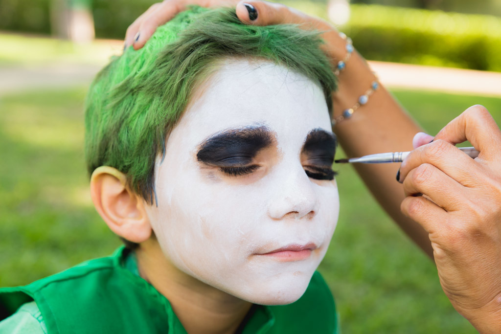 Davi 6 anos - aniversario infantil - tema vilões - coringa e batman - piquenique de aniversario - festa infantil - Arlequina 