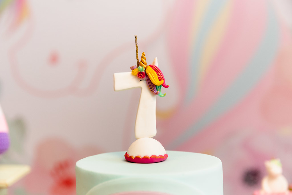 Aniversário Infantil Manuela 7 anos - tema unicórnio - península RJ