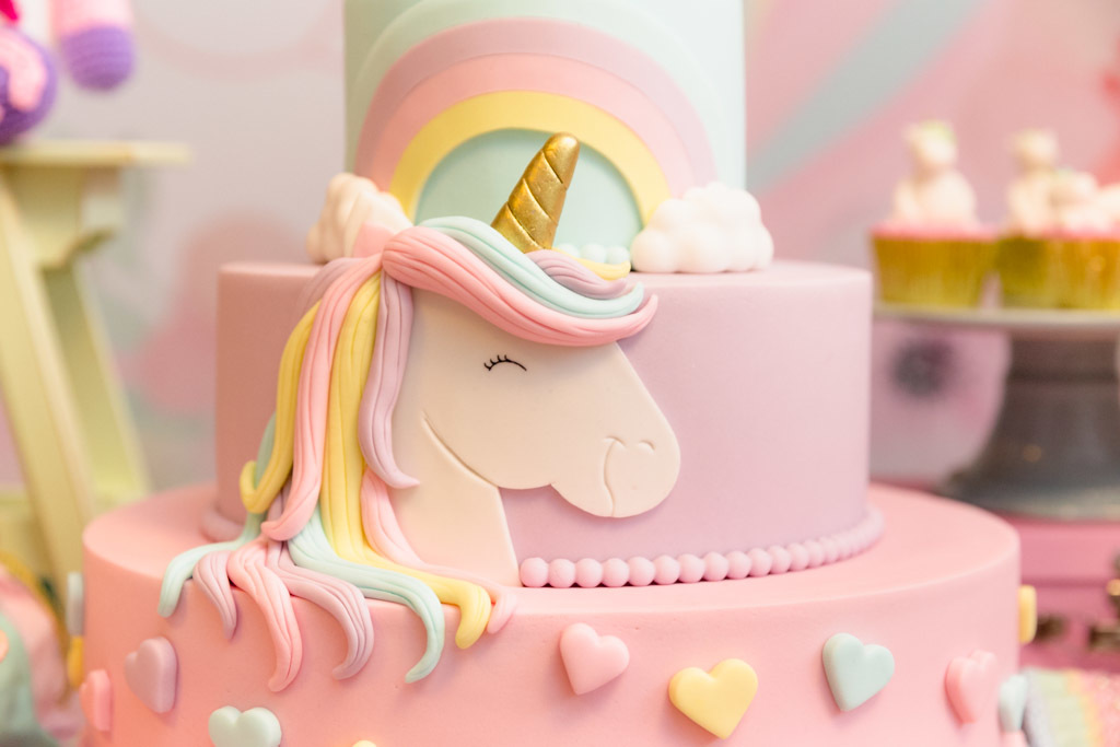 Aniversário Infantil Manuela 7 anos - tema unicórnio - península RJ