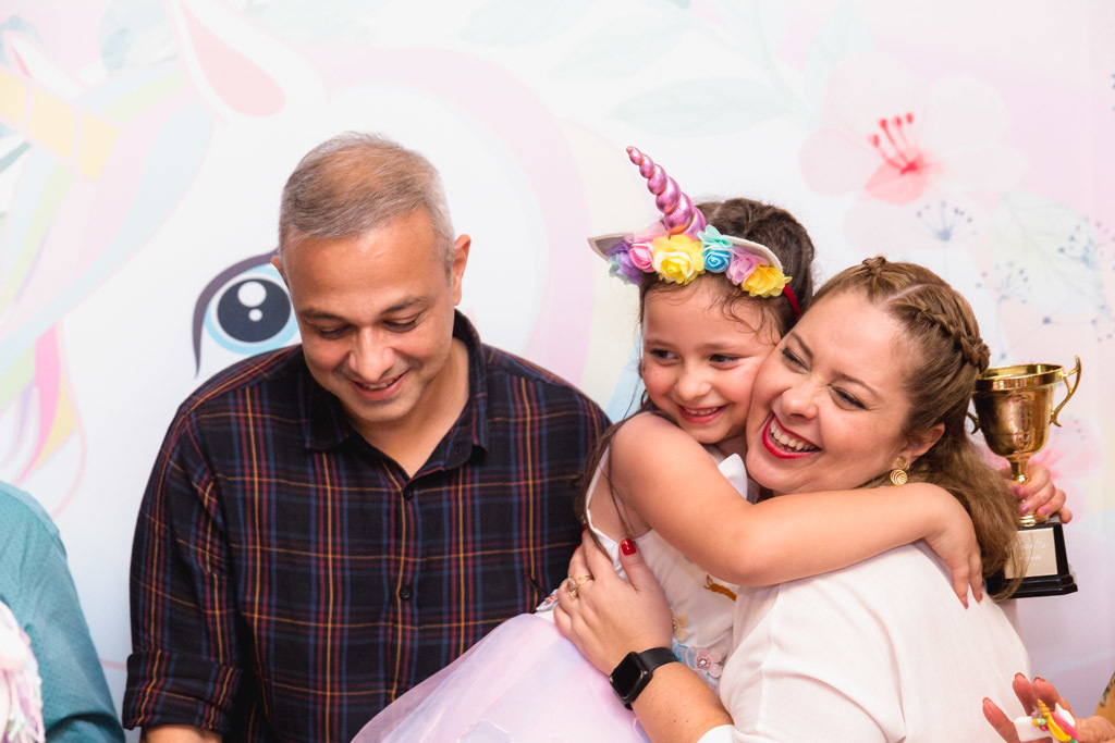 Aniversário Infantil Manuela 7 anos - tema unicórnio - península RJ