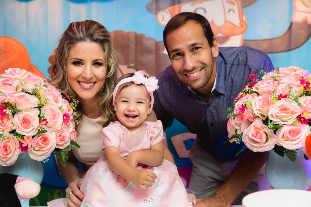 rafa 1 ano - tema mundo bita - Club da Alegria - aniversário de menina