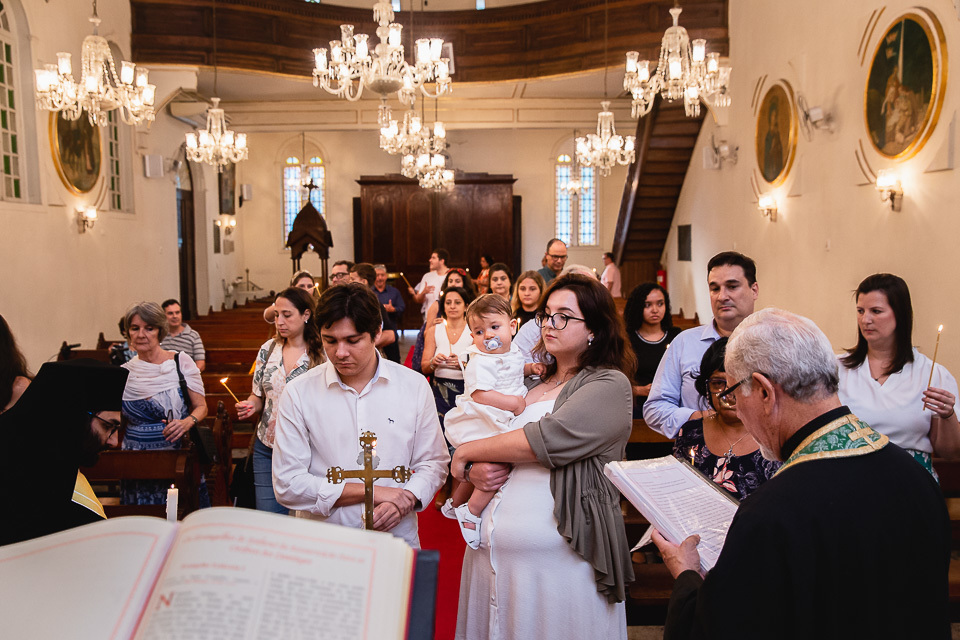 seguimento do batizado do Benjamin