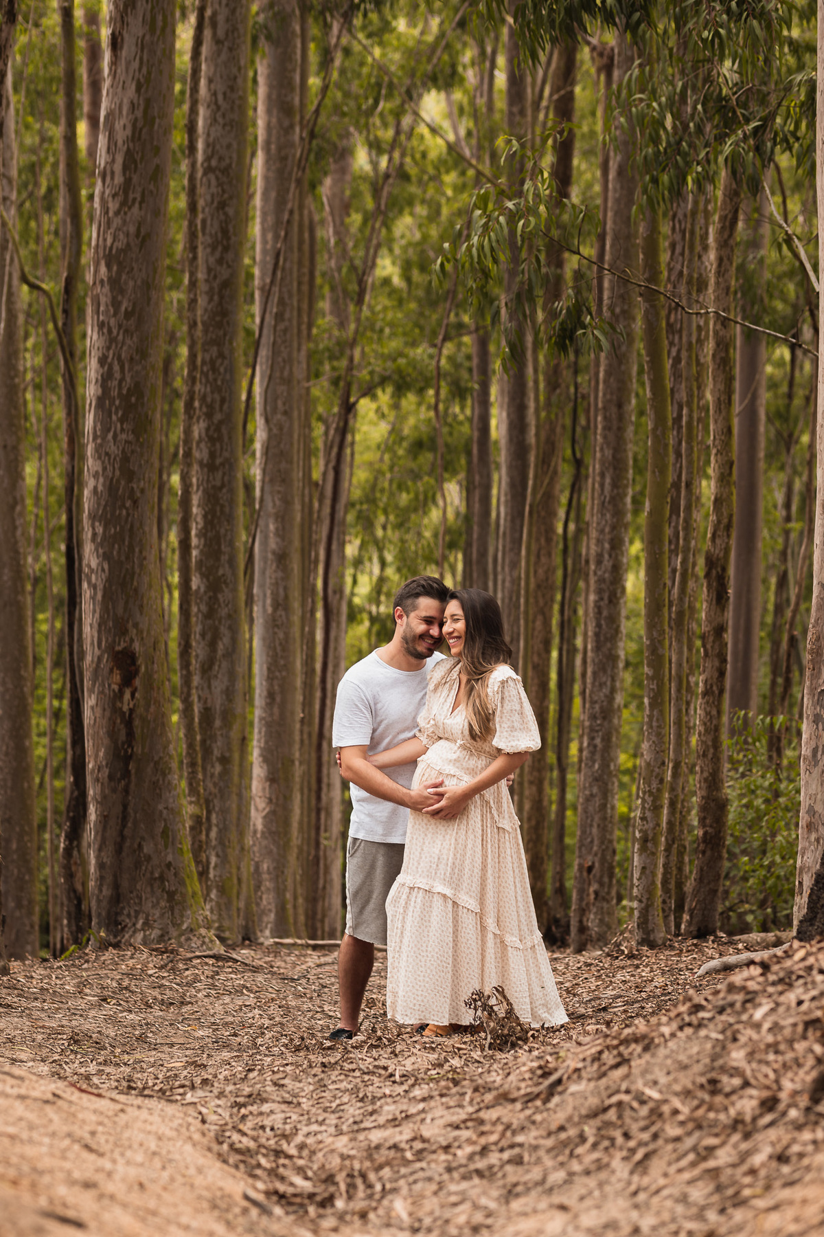 ensaio de gestante no parque da cidade em niteroi fotos com pet golden retriever